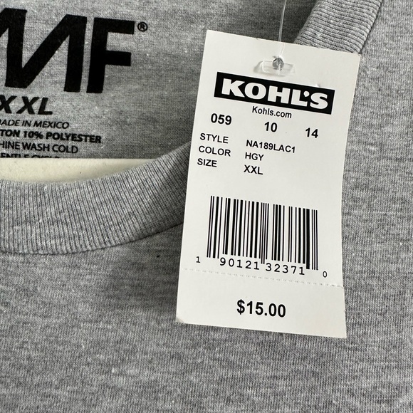 Men’s 2X gray “NASA” tee shirt. New with tags - Picture 4 of 6